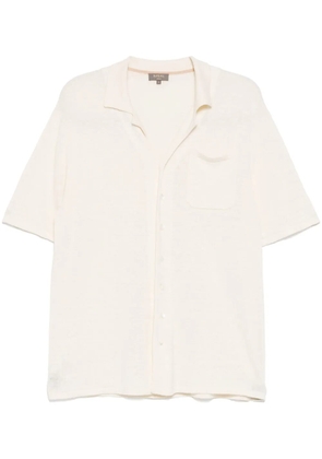 N.Peal cuban collar shirt - Neutrals