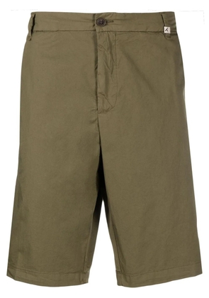 Myths mid-rise flared chino shorts - Green