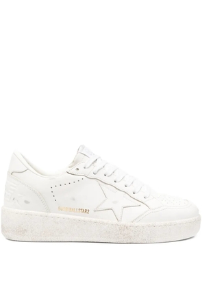 Golden Goose Ball Star leather sneakers - White