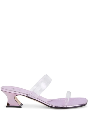 Giuseppe Zanotti Aude Plexi 45mm sandals - Pink