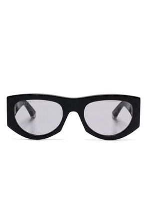 Gucci Eyewear geometric-frame sunglasses - Black