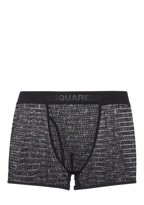DSQUARED2 all-over logo boxers - Black