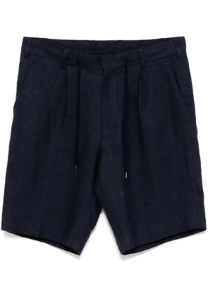 N.Peal drawstring deck shorts - Blue