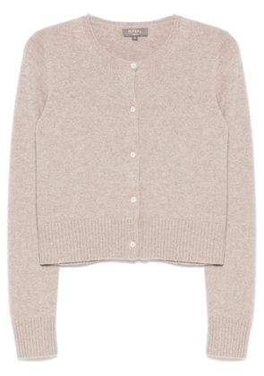 N.Peal chunky crop cardigan - Neutrals