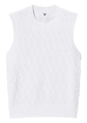 TWINSET Lozenge top - White