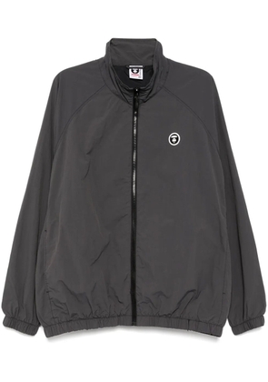 AAPE BY *A BATHING APE® AAPENOW moonface-logo windbreaker jacket - Black