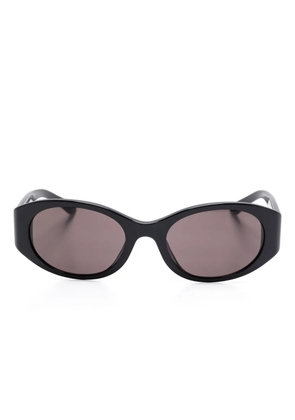 Balenciaga Eyewear oval-frame sunglasses - Black