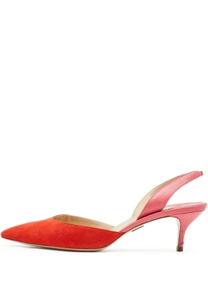 Paul Andrew slingback pointed pumps - Red