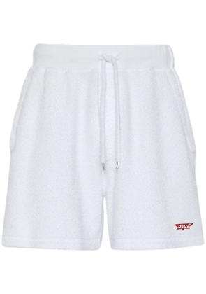 DSQUARED2 logo-appliqué track shorts - White