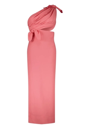 Giambattista Valli one-shoulder column gown - Pink