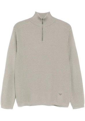 Emporio Armani half-zip jumper - Grey