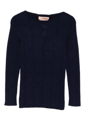 TWINSET ribbed top - Blue