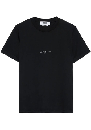 MSGM logo-print t-shirt - Black