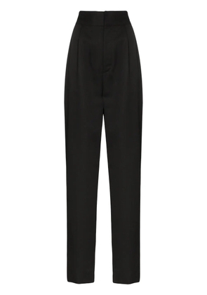 AMBUSH high-waist straight leg trousers - Black