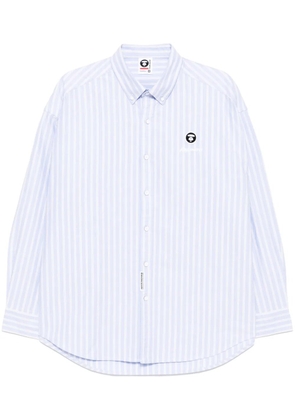 AAPE BY *A BATHING APE® striped shirt - Blue