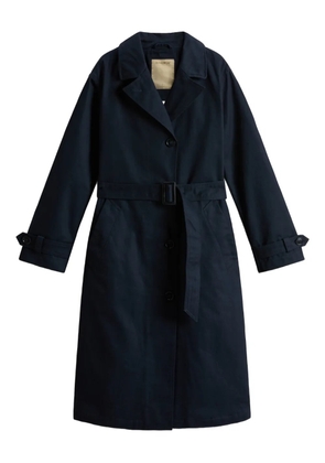Woolrich cotton trench coat - Blue