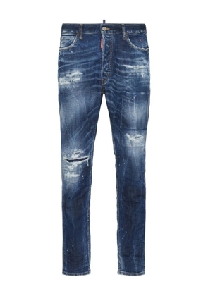 DSQUARED2 ripped washed jeans - Blue