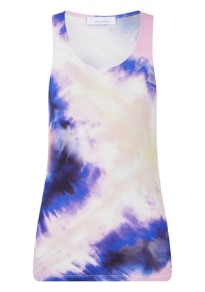 Rabanne tie-dye tank top - Purple