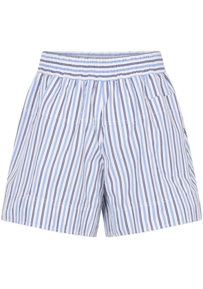 Rabanne poplin cotton shorts - Blue