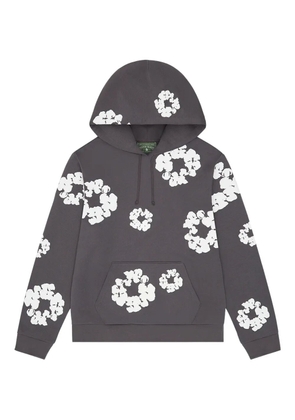 Denim Tears Wreath cotton hoodie - Grey
