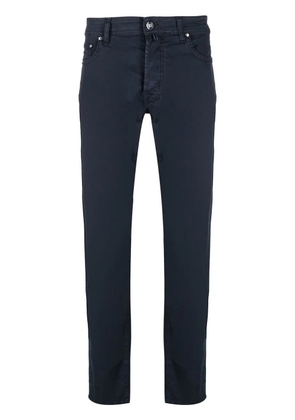 Jacob Cohën mid-rise slim-cut trousers - Blue