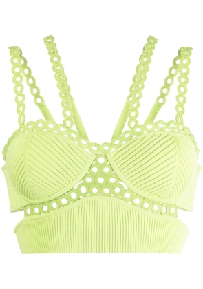 Simkhai Liana sleeveless bralette - Green