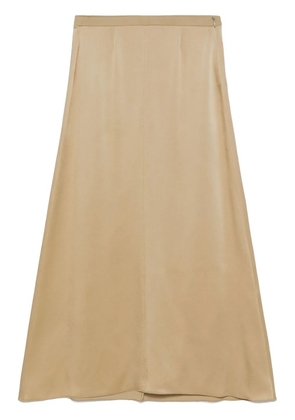 Forte Forte satin midi skirt - Neutrals