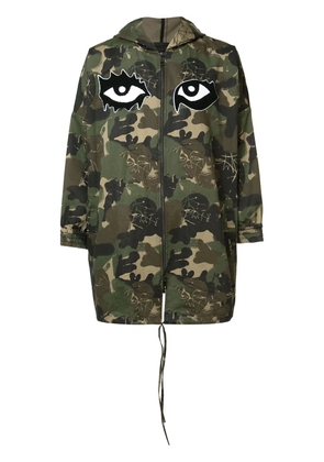 Haculla camouflage print coat - Green