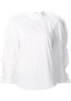 Toga ruffled sleeves blouse - White