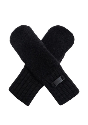 Canada Goose ribbed-cuff alpaca-wool gloves - Black