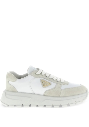 Prada Prax 01 metal-triangle sneakers - White