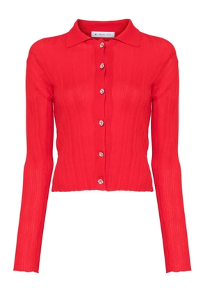 Manuel Ritz ribbed top - Red