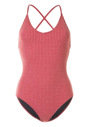 Duskii Margot striped swimsuit - Red