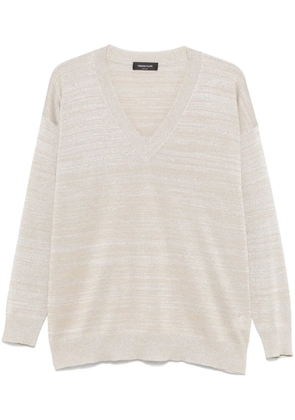Fabiana Filippi metallic-threading sweater - Grey