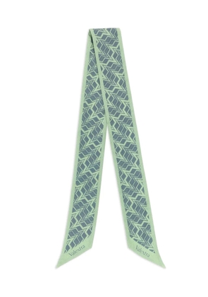 Valextra Astratto patterned scarf - Green