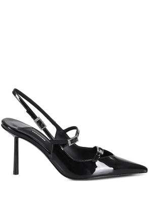 Le Silla 80mm leather pumps - Black