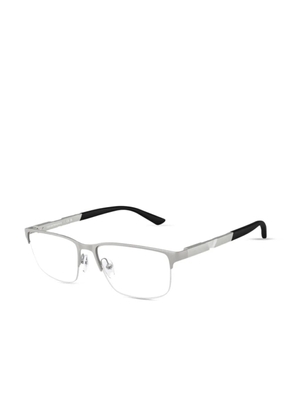 Emporio Armani rectangle-frame glasses - Silver