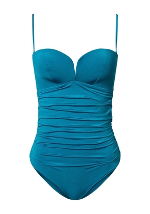 TWINSET ruched swimsuit - Blue