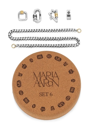 Marla Aaron square star chain necklace - Silver