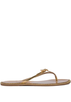 Le Silla Sahara flip flops - Gold