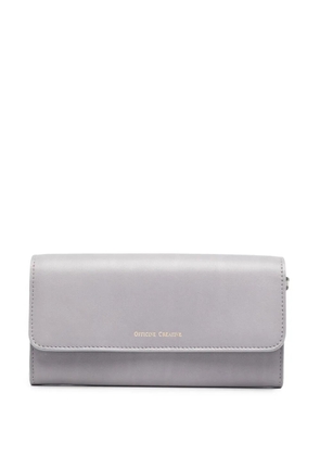 Officine Creative logo-print leather wallet - Grey