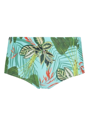 Lygia & Nanny Parati tropical-print swim shorts - Green