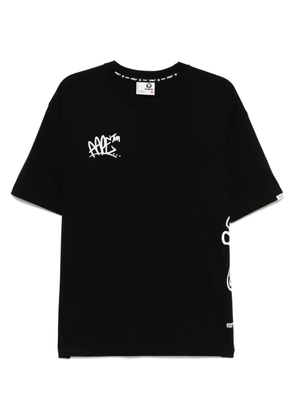 AAPE BY *A BATHING APE® graphic-print T-shirt - Black