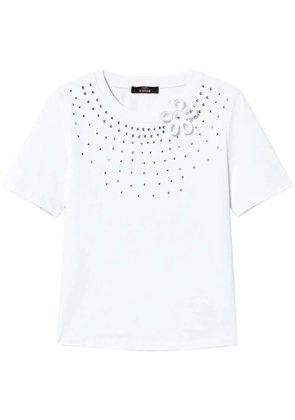 TWINSET rhinestoned T-shirt - White