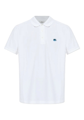 ETRO logo polo shirt - White