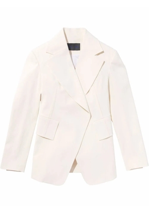 Proenza Schouler midweight linen blazer - White