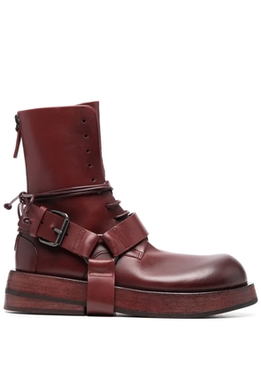 Marsèll 40mm Musona biker boots - Red