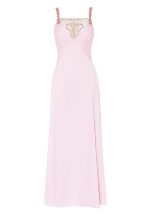 Temperley London V-neck maxi dress - Pink