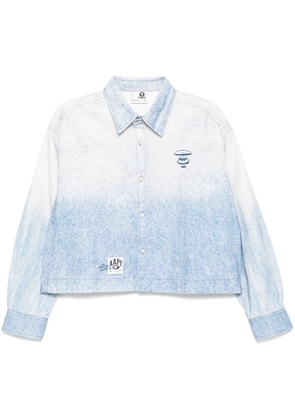 AAPE BY *A BATHING APE® 22.25' main long-sleeved shirt - Blue