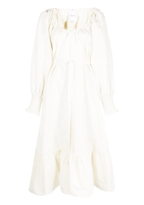 Patou tiered maxi dress - Neutrals